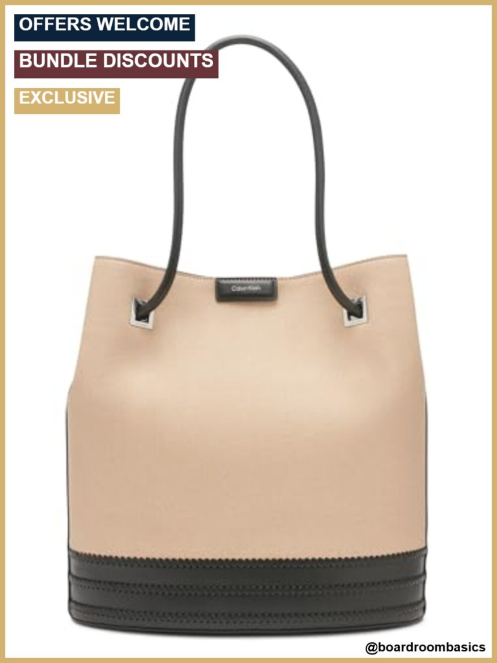 Women's Ash Tote Bag Vegan Leather 2 Pockets Roomy Shoulder Bag Work Travel